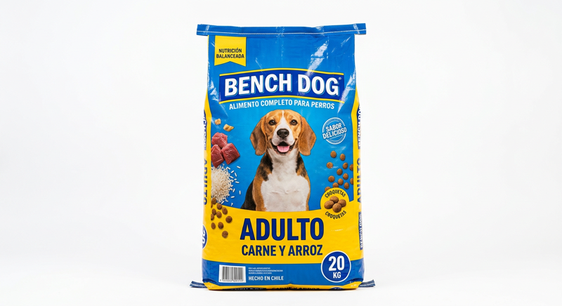 Bench Dog Adulto Carne y Arroz 20 kg