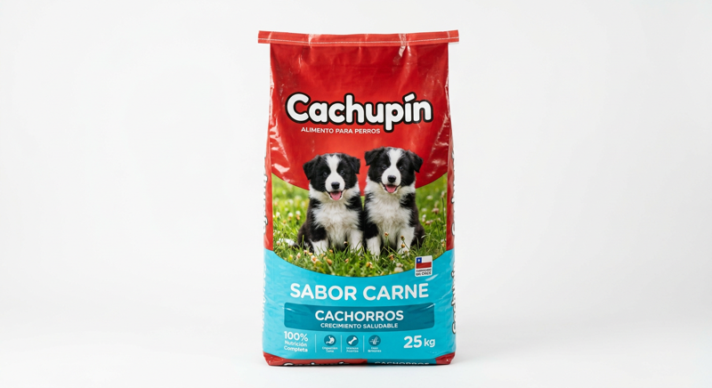 Cachupín Cachorros Sabor Carne Leche 25 kg